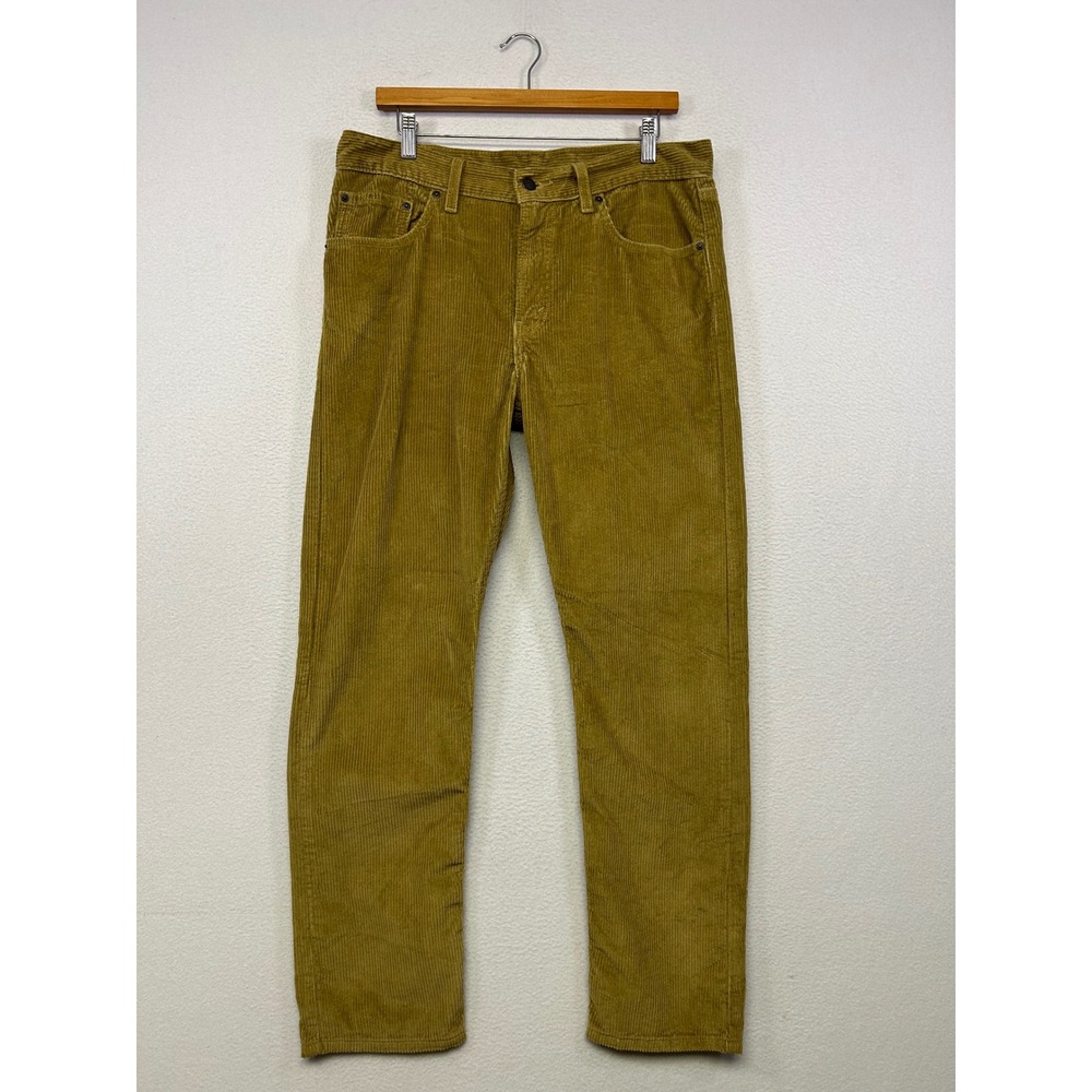 Workwear Gorpcore Levi's Men 32x30 Mustard Tan Corduroy Straight Leg Pants